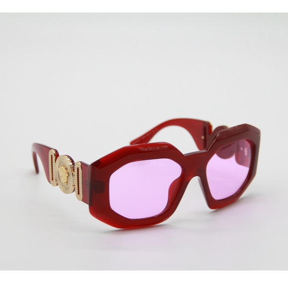 NEW VE4424U 388/5 VERSACE MEDUSA SUNGLASSES MOD 4424U PINK EYEWEAR VE 4424U - Picture 7 of 12